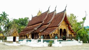Cycling travel through Luang Prabang villages