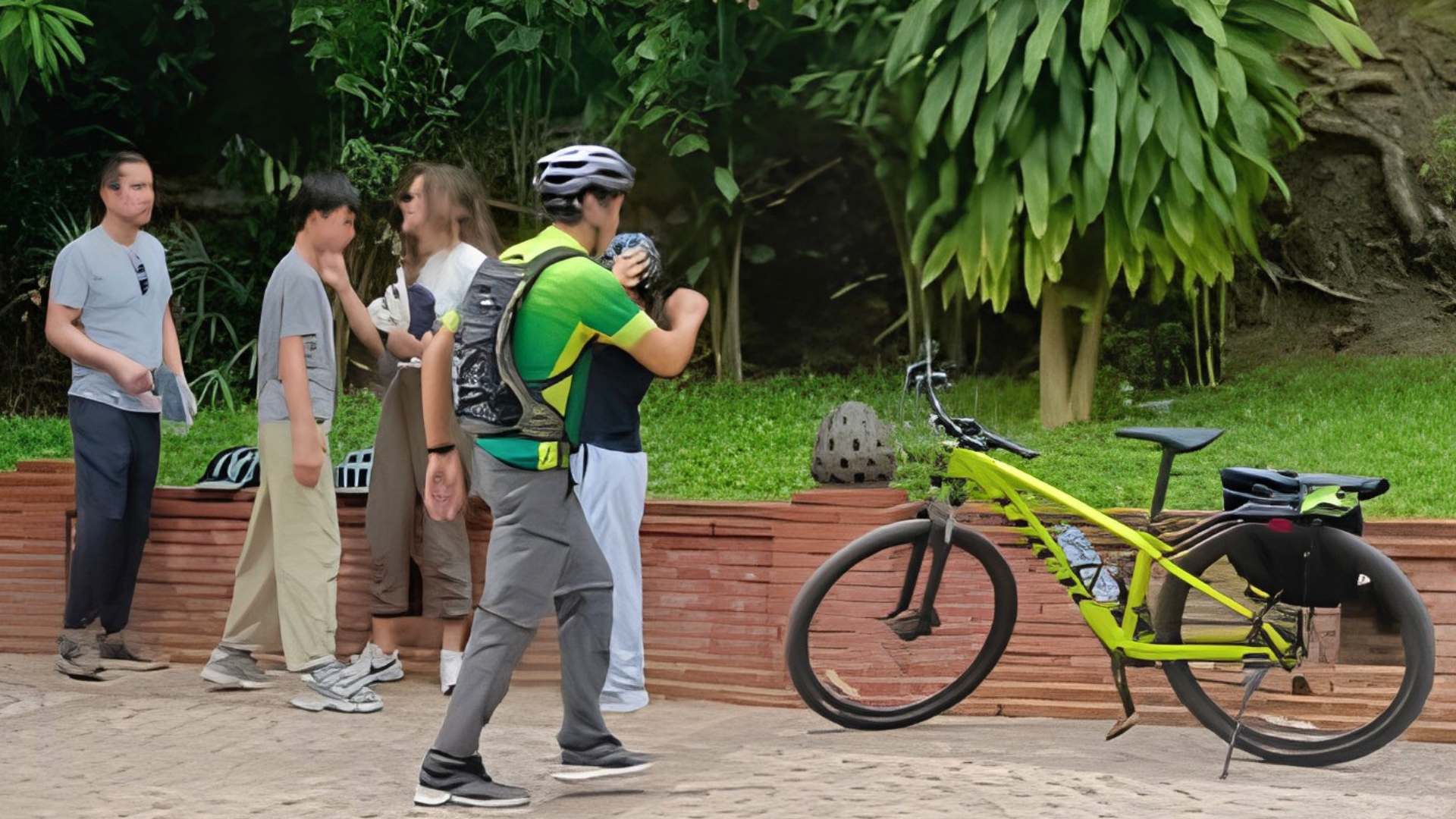 Guided cycling adventure tour through the countryside of Laos